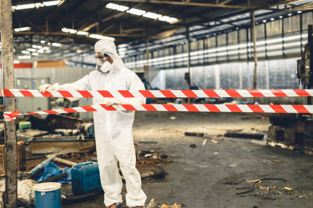 Professional Biohazard technician working in Brownsville, PA